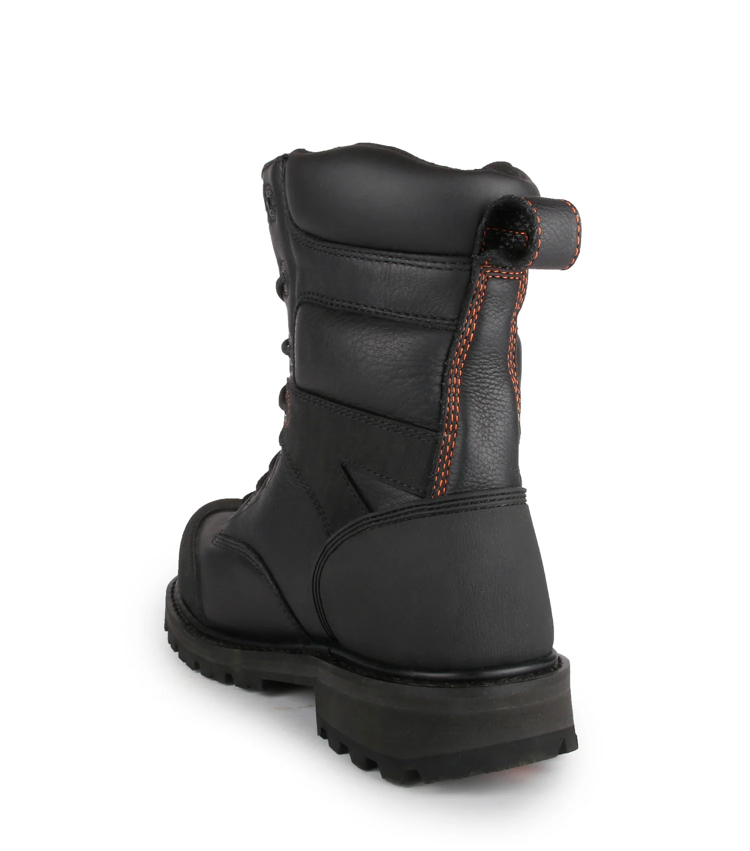 Duncan II, Black | 8” Waterproof Leather Work Boots | Vibram Fire&Ice - Image 3