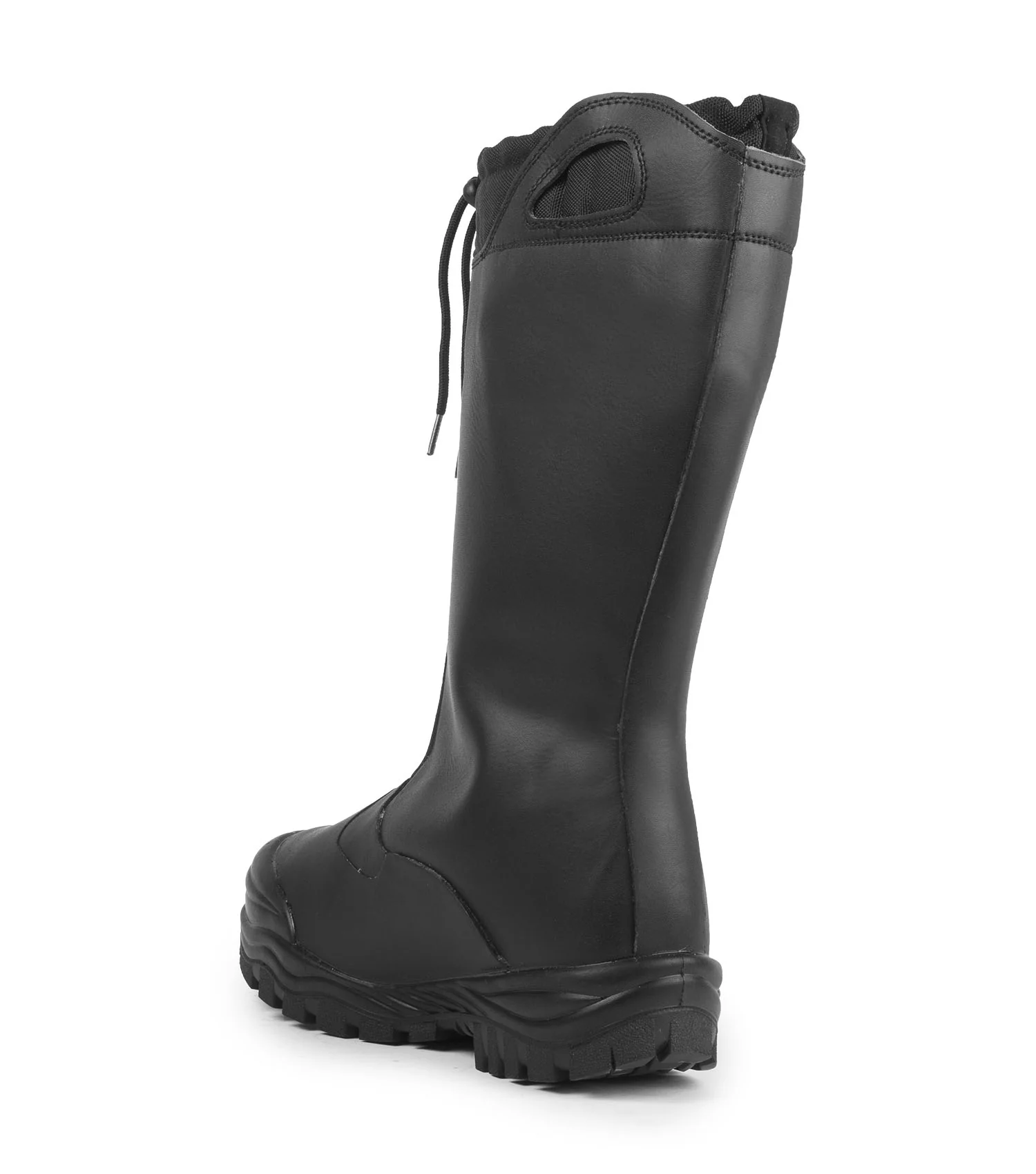 Titanium, Black | 14" Microfiber Work Boots | Vibram Fire&Ice Outsole - Image 4