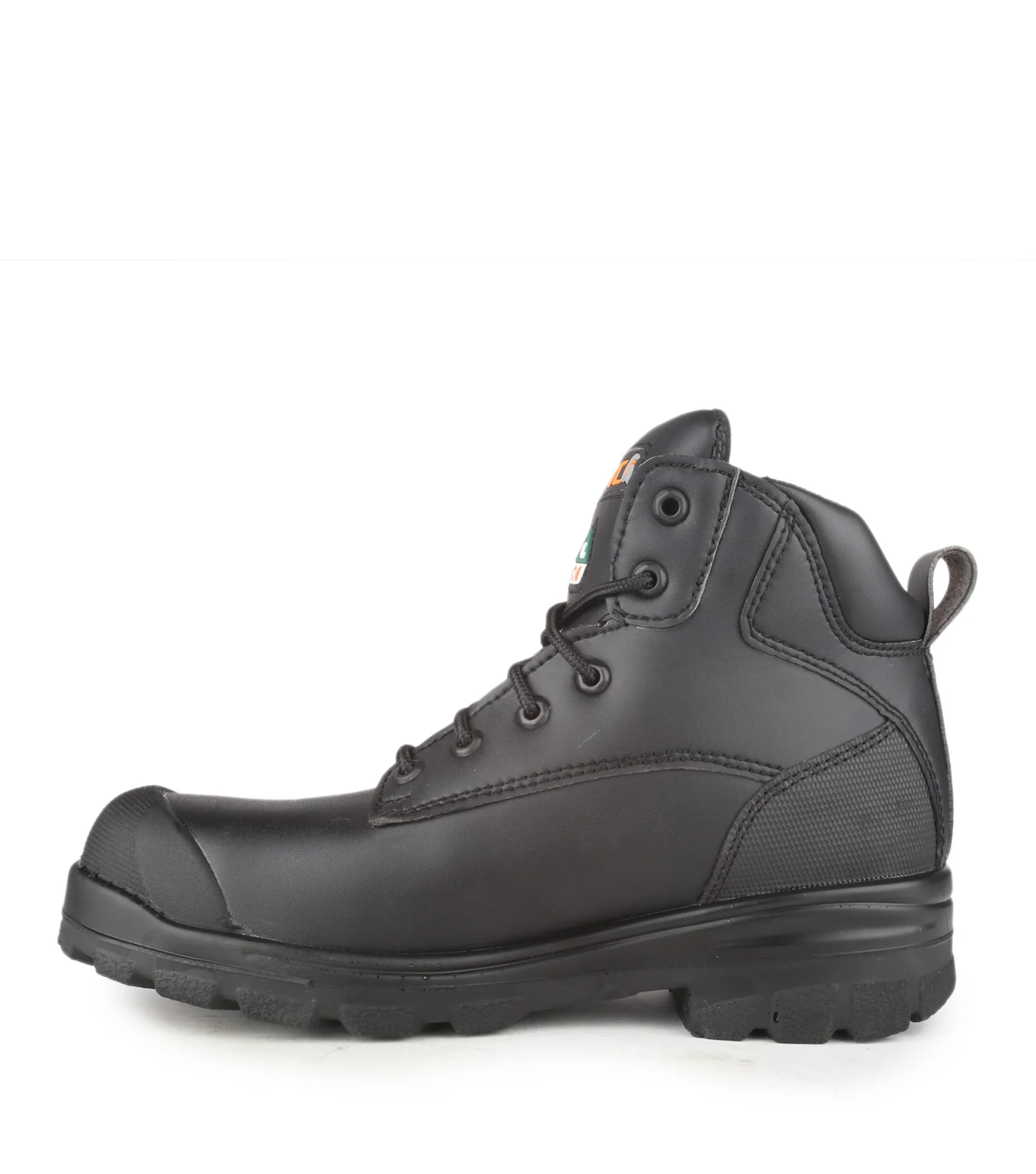 Trump, Black | 6” Vegan Microfiber Work Boots - Image 3